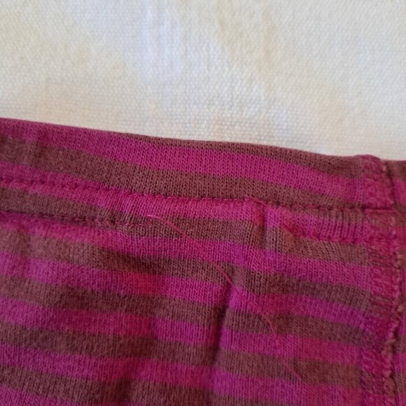 Hanna Andersson girls size 90 or 3T raspberry & brown leggings guc - Picture 5 of 6